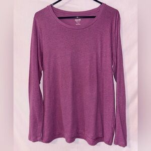 Mossimo Supply Co. Women's Plum Long Sleeve Tee